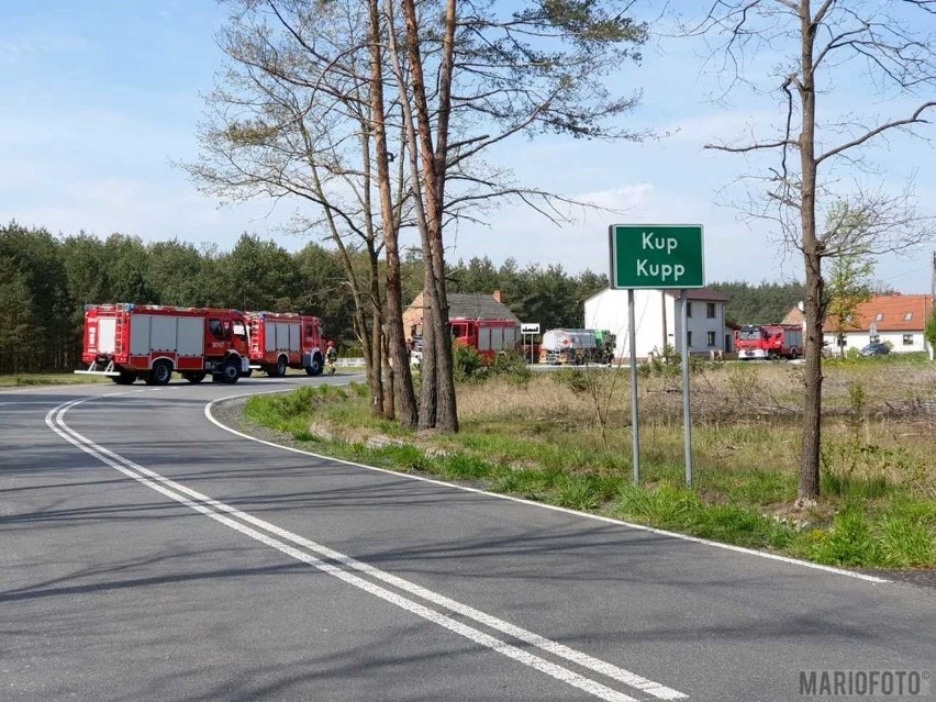 Interwencja strażaków w Kup.