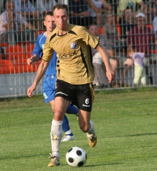 Tomasz Kazimierowicz jako jeden z nielicznych piłkarzy MKS-u zasmakował już gry na zapleczu ekstraklasy.