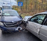 Karambol z udziałem czterech samochodów w Rybniku. Są poszkodowani