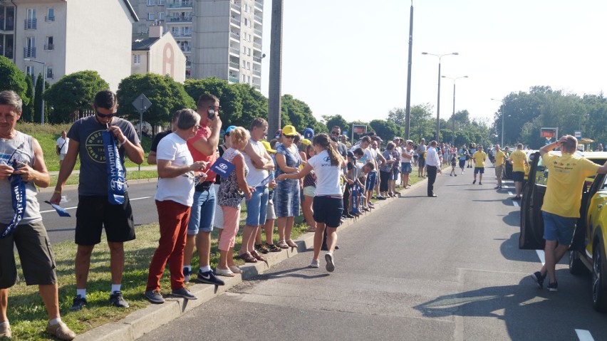 Tour de Pologne 2017 w Jastrzębiu. Kolarze mkną przed siebie