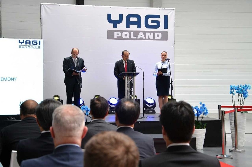 Uroczystość otwarcia nowej hali produkcyjnej firmy Yagi...