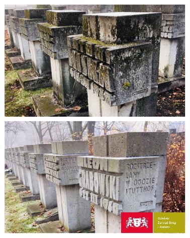 Gdańsk. Miasto i IPN przywracają godny wygląd nagrobkom na Cmentarzu Pomniku Bohaterów "Zaspa"