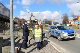 Policyjna akcja NURD w Opocznie. Dotyczy pieszych, rowerzystów i motocyklistów - niechronionych uczestników ruchu