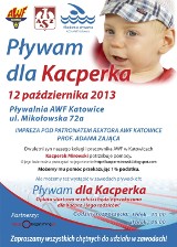 W Katowicach będą pływali dla Kacperka Mirowskiego