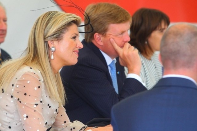 Król Willem-Alexander i jego żona, królowa Máxima przyjechali do Poznania