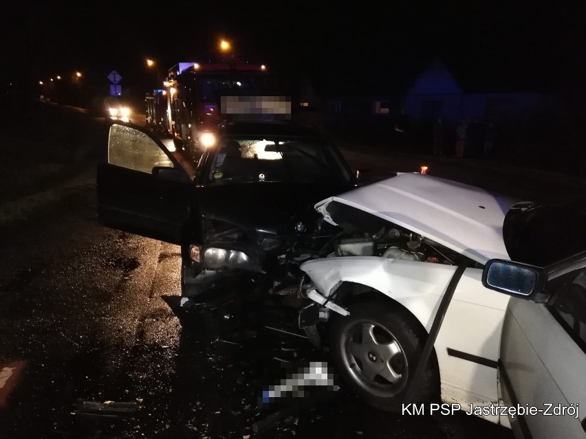 Wypadek w Jastrzębiu: cztery osoby zostały ranne