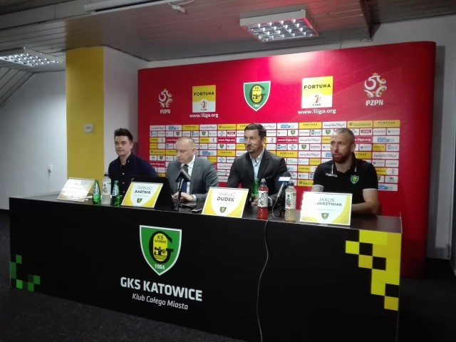 Konferencja prasowa GKS Katowice przed startem rundy wiosennej Fortuna 1. Ligi