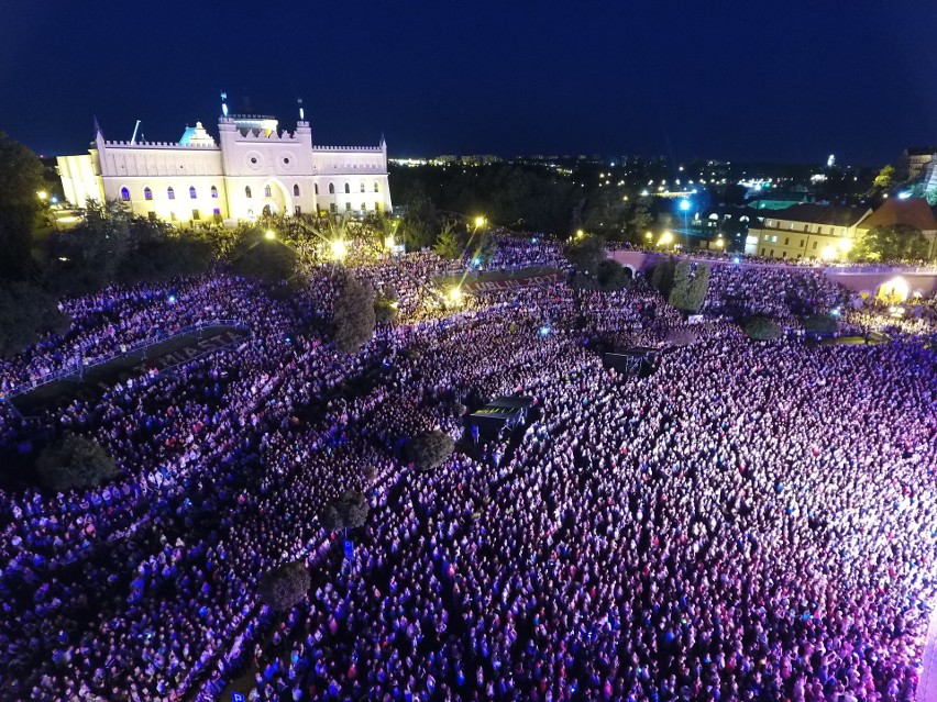 Koncert "Zakochani w Lublinie" na placu Zamkowym