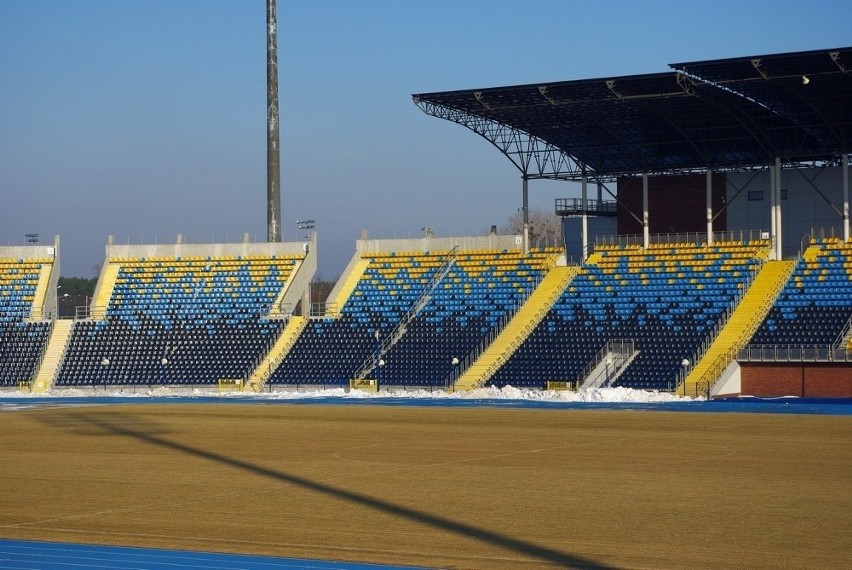 Stadion Zawiszy Bydgoszcz przed inauguracją rundy wiosennej...