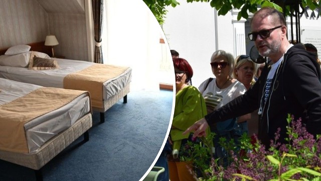 Na zdjęciu łóżko z ulubionego pokoju Artura Żmijewskiego w Hotelu Basztowym w Sandomierzu. Aktora oblegali mieszkańcy miasta i  turyści. Zobacz więcej na kolejnych slajdach >>>