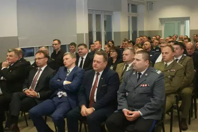 Minister Jarosław Zieliński odwiedził Bielsk Podlaski. Policja podsumowała rok 2016