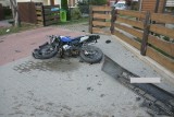 Wypadek w Bielku Podlaskim. Passat zderzył się z motocyklem (zdjęcia)