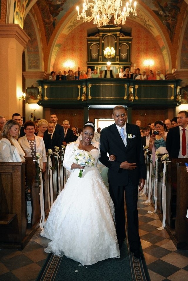 Międzynarodowy ślub pod Kielcami