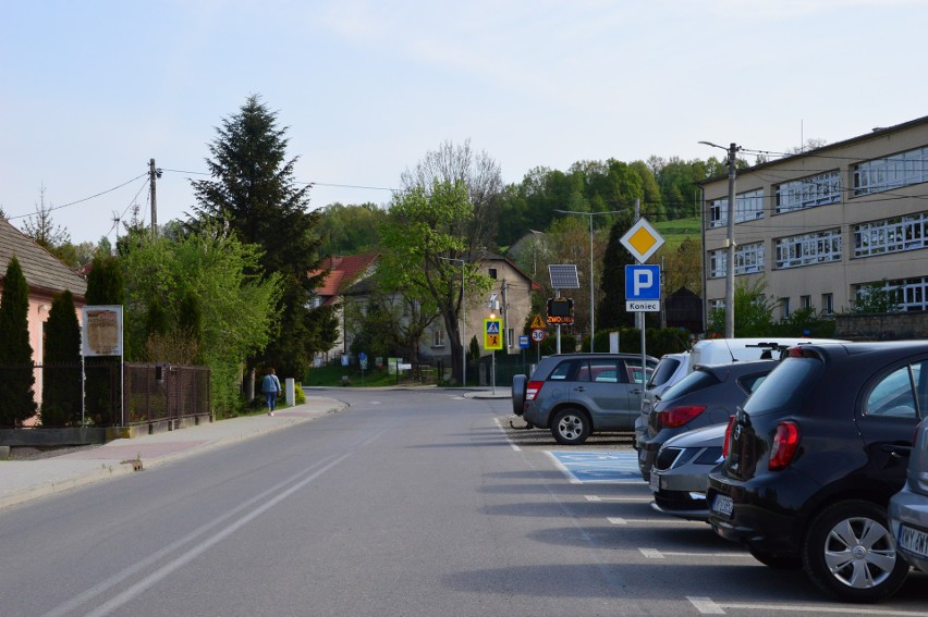 Centrum Głogoczowa, jednej z dwóch największych wsi w gminie...