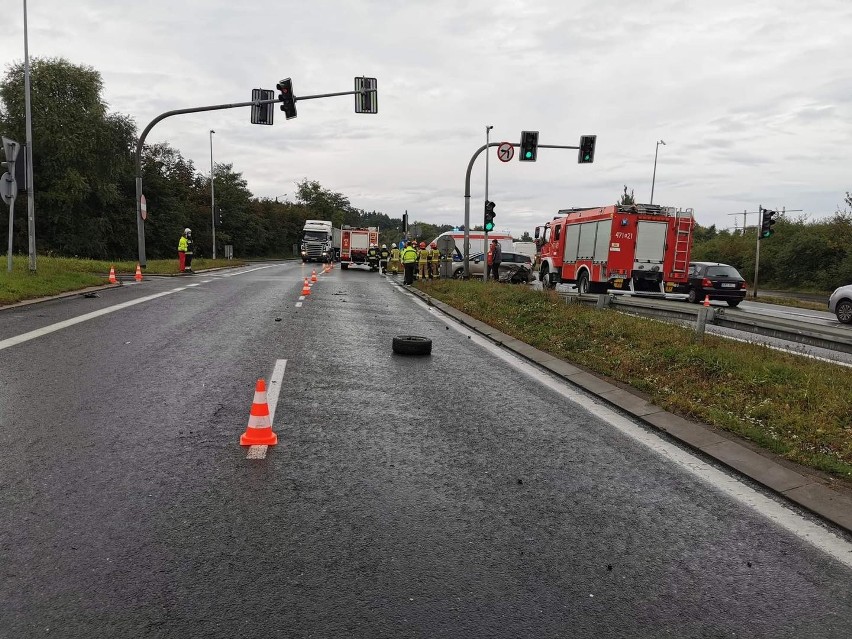 Myślenice. Stłuczka na zakopiance. To już kolejne takie zdarzenie w tym miejscu