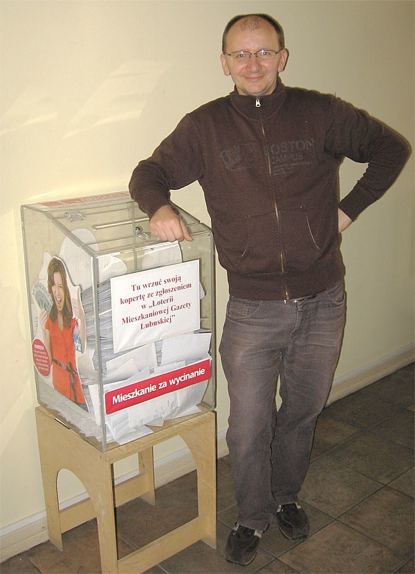 Jacek Śmigielski zwycięzca w naszej Loterii Mieszkaniowej
