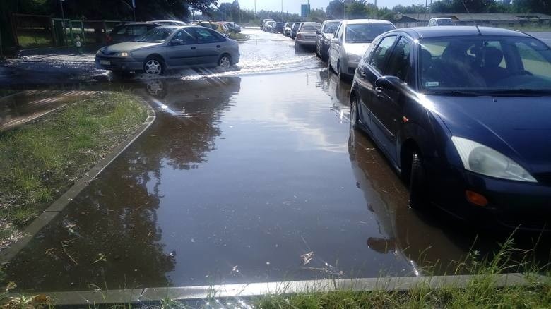 Ogromne opady deszczu, duży wiatr, a nawet grad wyrządziły...