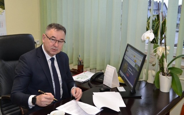 Wójt gminy Bieliny Sławomir Kopacz poinformował o budowie w Makoszynie