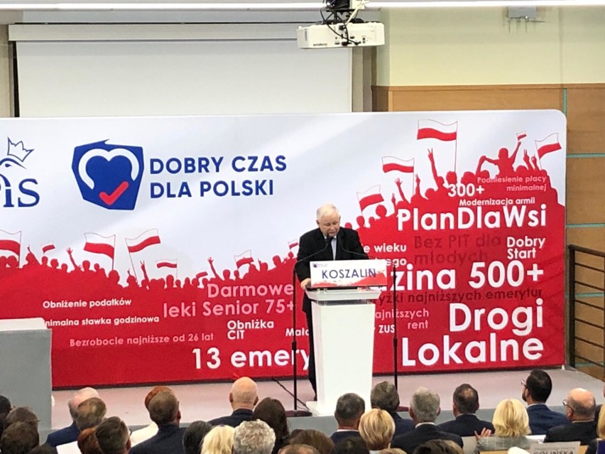 Jarosław Kaczyński w Koszalinie