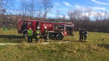 Pożar w Pogorzanach gasiło siedem straży z powiatu limanowskiego