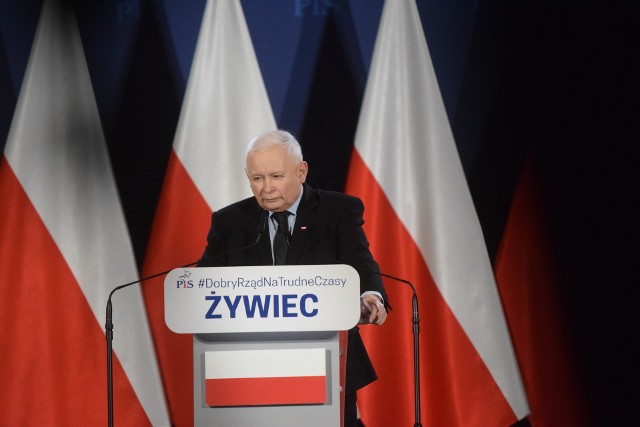 Prezes Prawa i Sprawiedliwości Jarosław Kaczyński dzisiaj 13 października po południu odwiedził Żywiec.