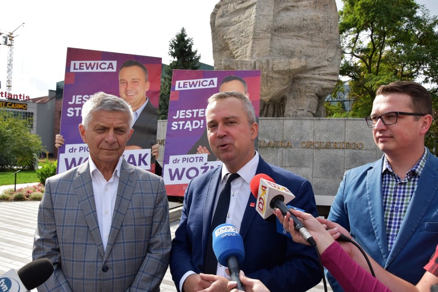 Marek Belka w Opolu. Udzielił poparcia Piotrowi Woźniakowi,...