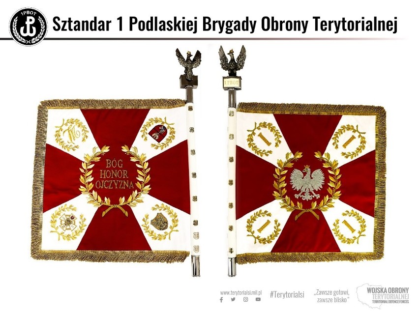 1 Podlaska Brygada Obrony Terytorialnej otrzyma sztandar z rąk Prezydenta RP Andrzeja Dudy [ZDJĘCIA]