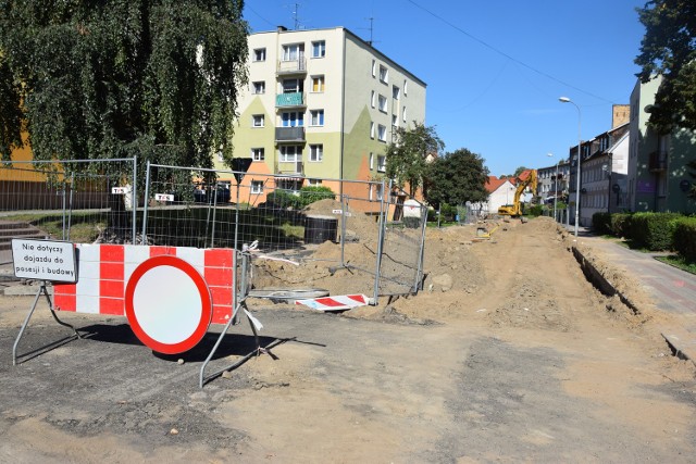 Trwa przebudowa ulicy Zachodniej i Północnej w Strzelcach Krajeńskich.