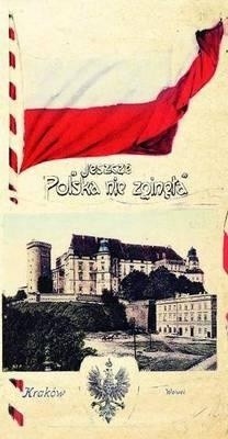 Pocztówka patriotyczna wydawnictwa Salonu Malarzy Polskich, Kraków, początek XX wieku