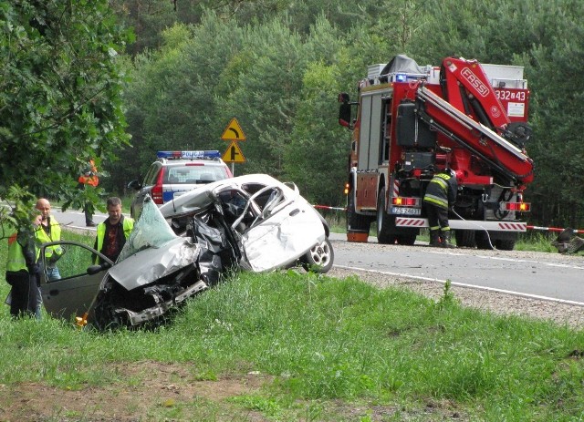 Śmiertelny wypadek w Mostowie kolo Koszalina.