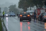 Wypadek pod Chełmnem. Nie żyje 31-letni policjant [zdjęcia]