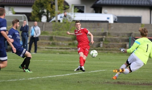 Wiosną w Widzewie ,,błyszczy'' pomocnik Patryk Strus