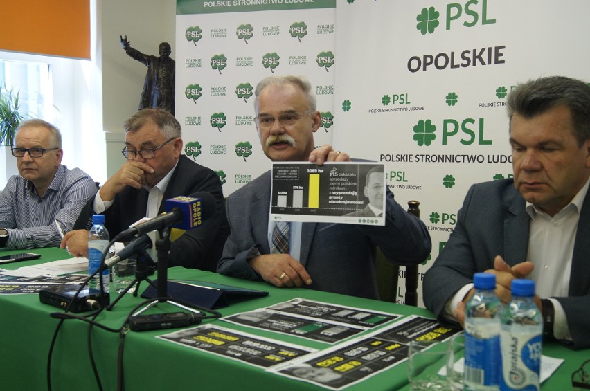 Stanisław Rakoczy, lider PSL w woj. opolskim, zarzuca...