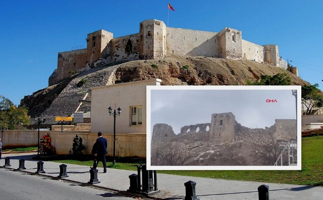 Trzęsienie ziemi w Turcji: W gruzach legło 12 wież zabytkowego zamku. Ocalały jedynie fragmenty murów.