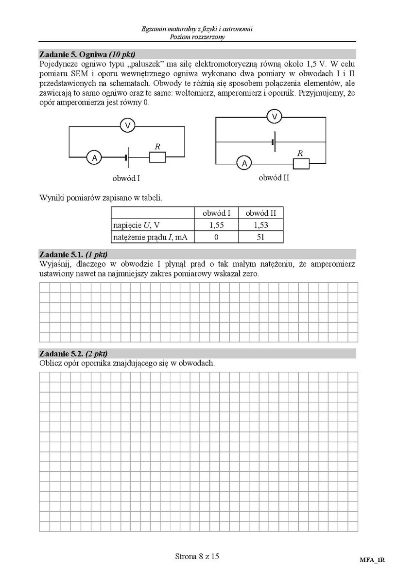 Matura 2016: FIZYKA I ASTRONOMIA rozszerzona [ODPOWIEDZI,...