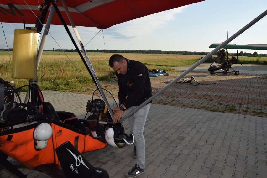 Dzięki uprzejmości Konrada Ziębakowskiego, pilota,...