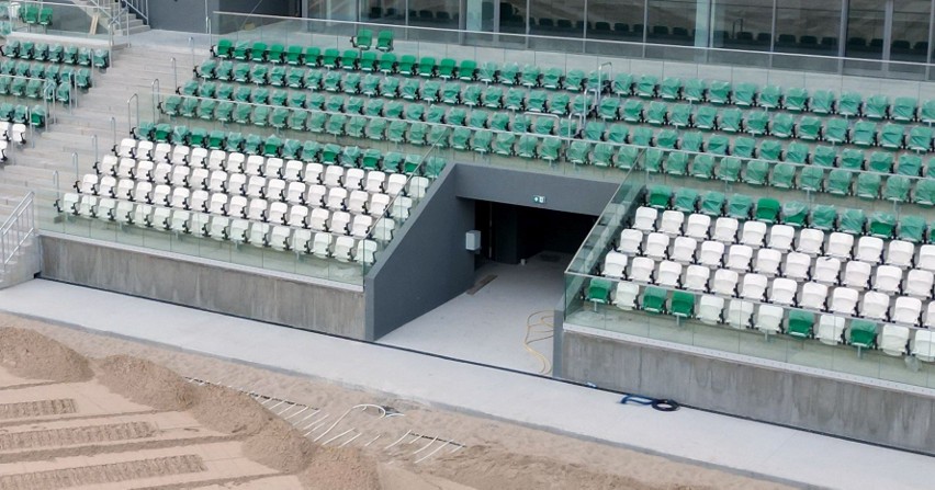 Stadion dla Radomiaka Radom niemal ukończony wygląda rewelacyjnie. Zobacz widowiskowe zdjęcia z drona