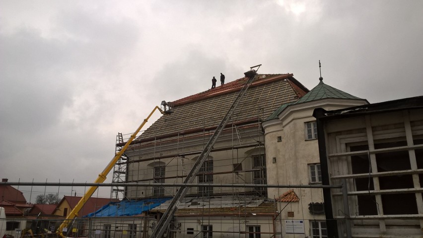 Trwa remont synagogi w Tykocinie