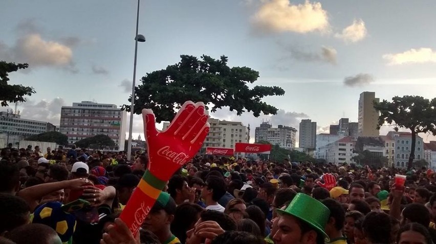 Recife podczas meczu Brazylia - Meksyk
