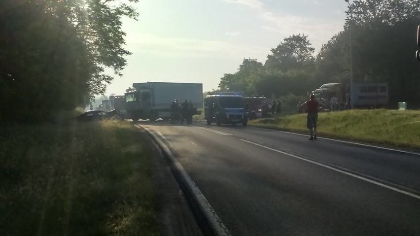 Wypadek koło Wałcza. Utrudnienia w ruchu drogowym