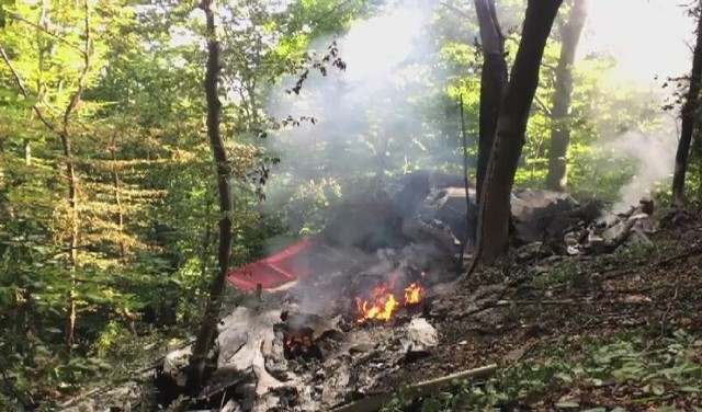 Samoloty zderzyły ok. 30 km od Bratysławy - w gminie Czerweny Kamen, w czasie prób przed weekendowymi Dniami Lotnictwa.