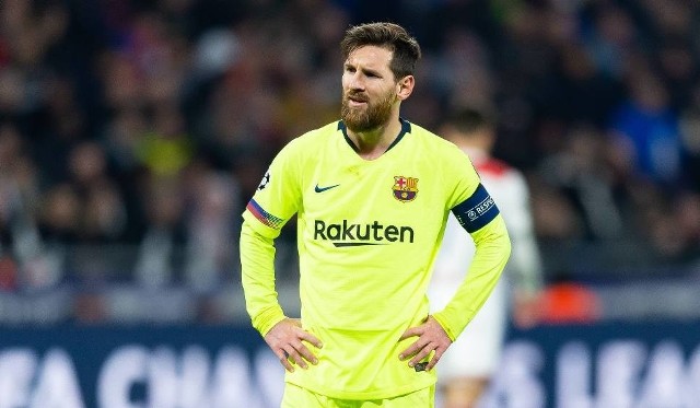 Na zdjęciu: Lionel Messi. Mecz Manchester - Barcelona odbył się w ramach ćwierćfinału Ligi Mistrzów. FC Barcelona pokonała rywala 1:0 [wynik meczu, relacja, 10.04.2019].