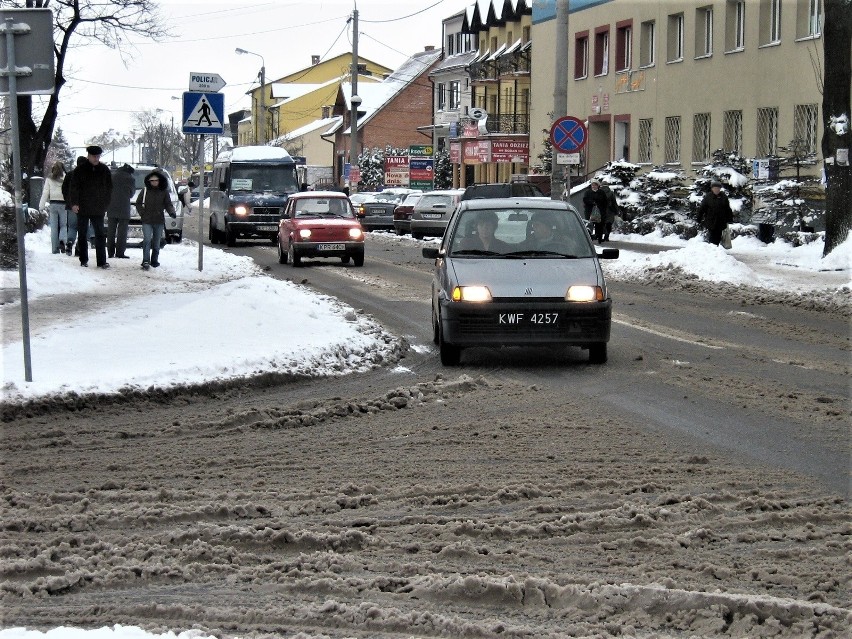 Rok 2007. Ulica 3 Maja w Proszowicach