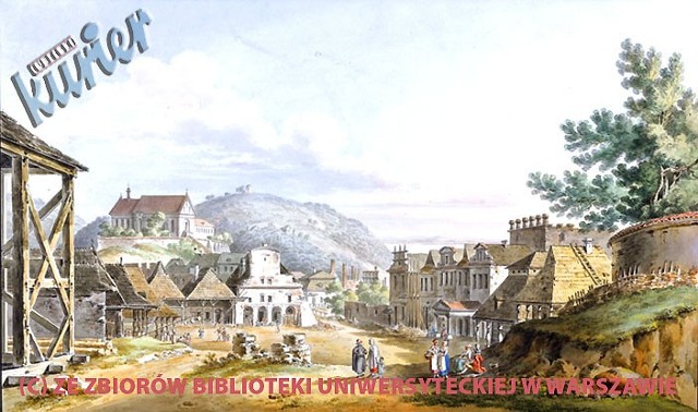 Rynek w Kazimierzu z 1794 roku,  pędzla Z. Vogla 