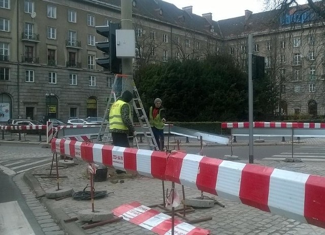 Przeciągający się remont na pl. Kościuszki