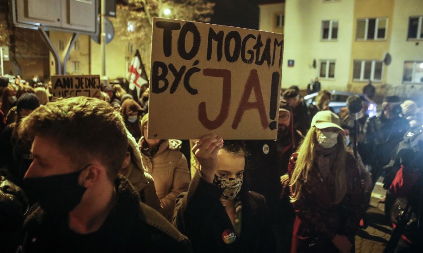 Manifestacja pod hasłem "Ani jednej więcej" w Rzeszowie.