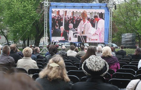 Kapryśna aura sprawiła, że niewiele osób przyszło oglądać...