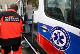 Wypadek przy rondzie Wielkiej Orkiestry Świątecznej Pomocy w Piotrowicach. Autobus potrącił mężczyznę na hulajnodze 