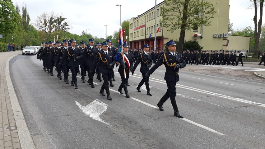 Obchody Dnia strażaka w Słupsku.