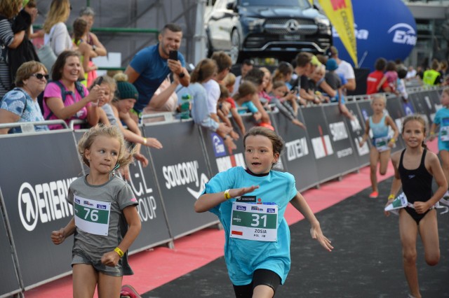 Enea IRONMAN 70.3 Gdynia. Aquathlon w wykonaniu dzieci!